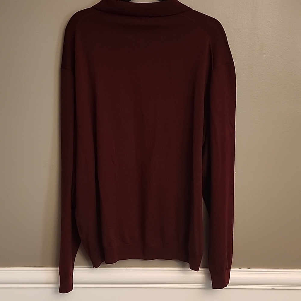 Pronto-Uomo Deep Red Polo Shirt - Picture 2 of 10